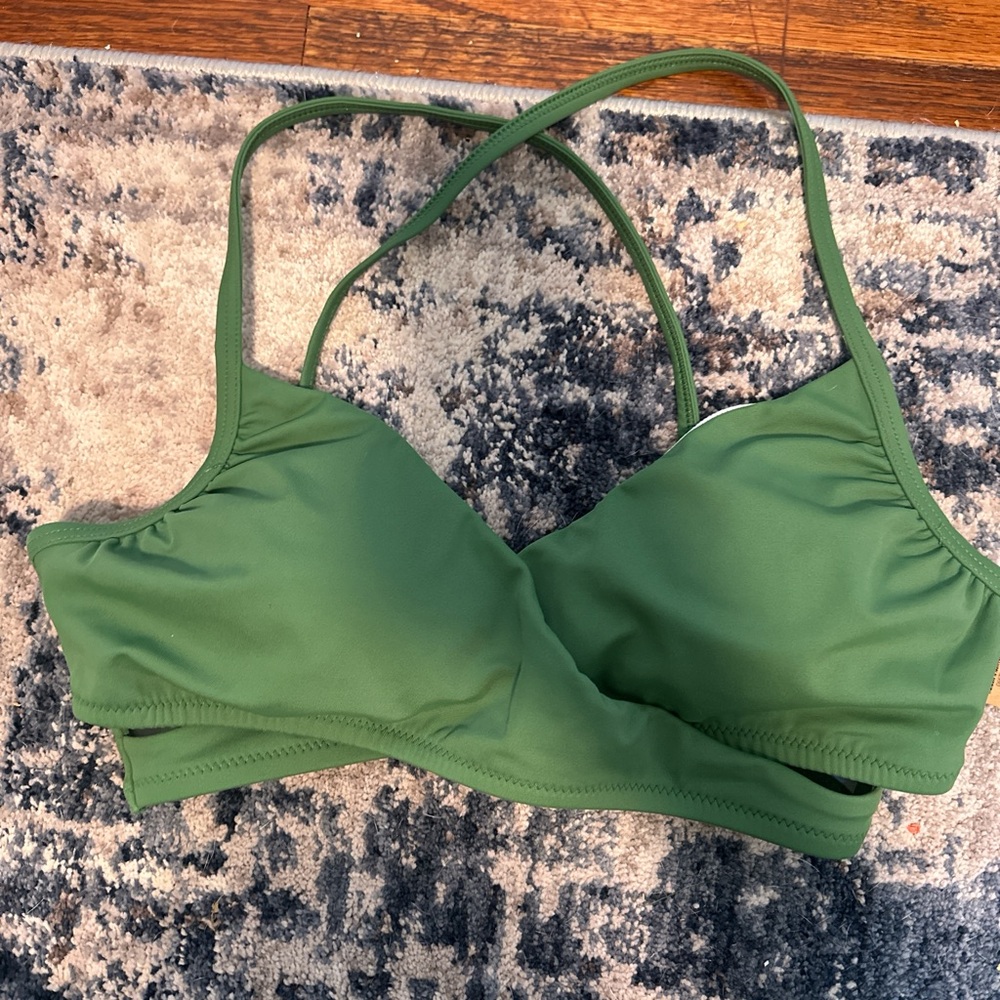 Green Bikini Top PINK